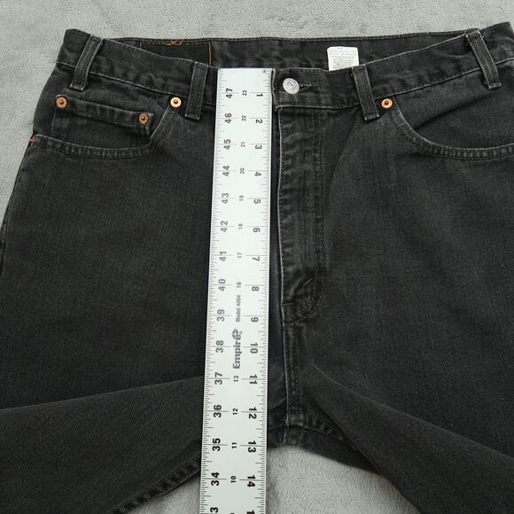 Levi's VTG Jeans Mens Fits 34x30 (Size-36) Gray 505 Regular Straight 100% Cotton - Picture 14 of 15